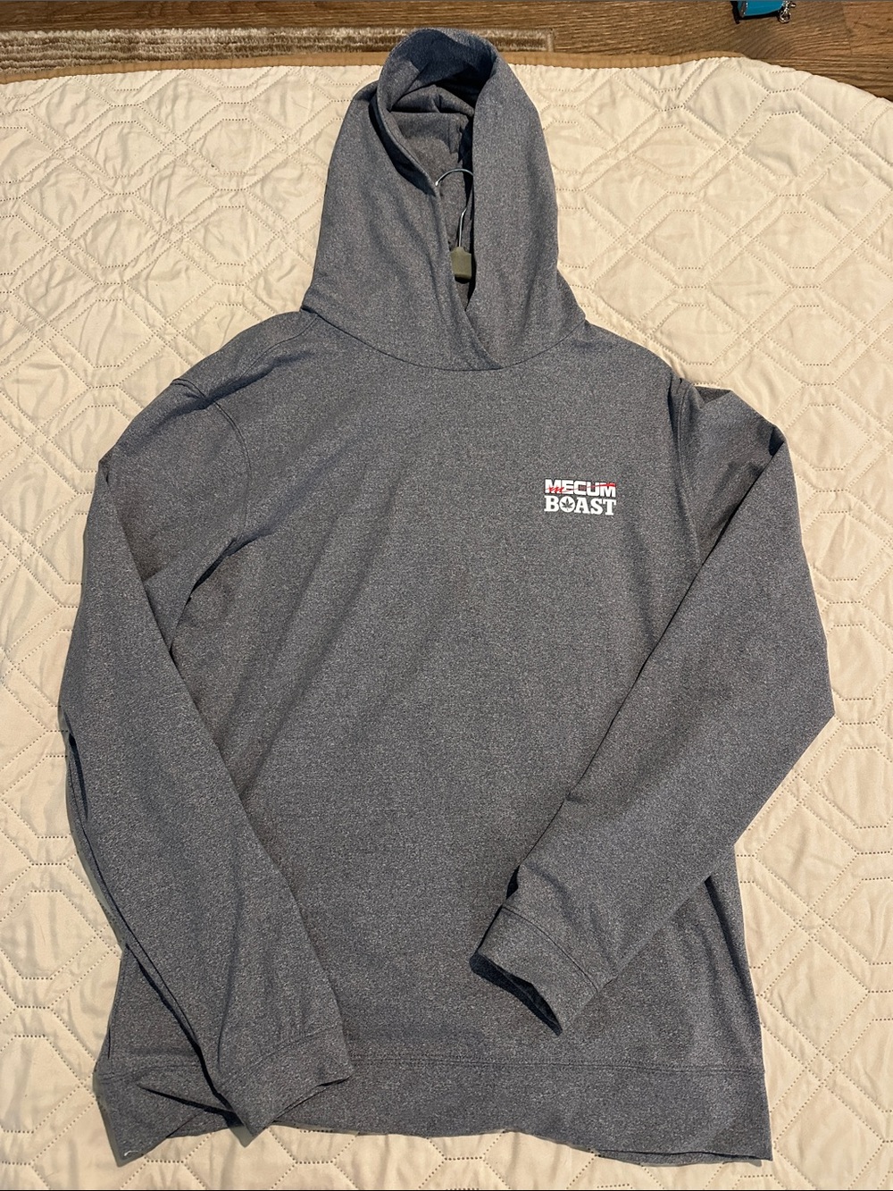 Mecum Coast Gray Pullover Hoodie